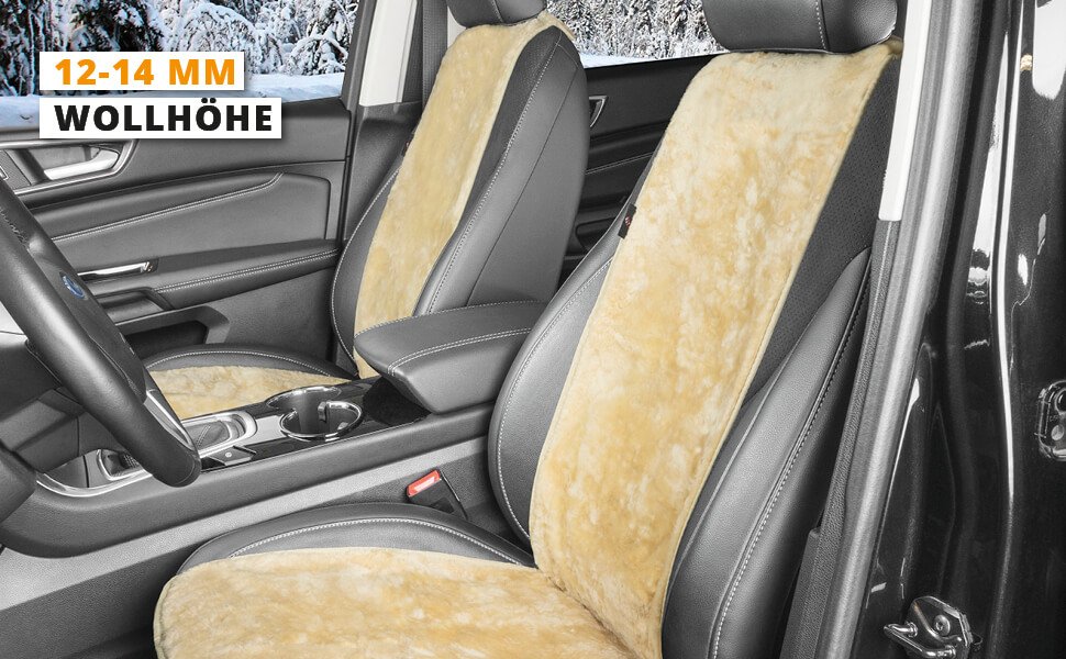 Autositzauflage - Lammfell - Sitzbezug - Sport - Premium, Lammfelle für  Auto, Bett und Wohnzimmer in höchster Qualität