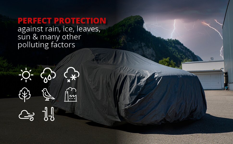 Car cover Outdoor Garages Plus combi Online size covers | grey Covers All | Weather L Walser Car & Shop covers car | 