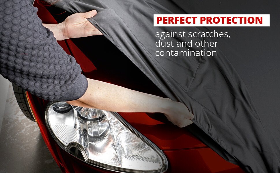 Car cover Indoor Stretch Plus size L black, Indoor Autoplanen, Car covers, Covers & Garages