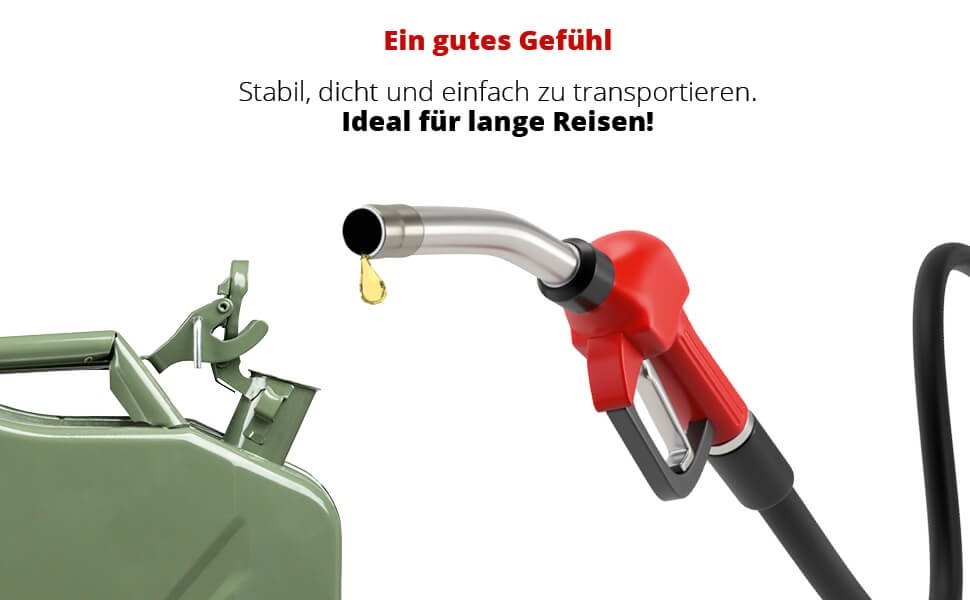 Metall Kanister strömenden Auslauf Düse Benzin Diesel Öl für 5 10