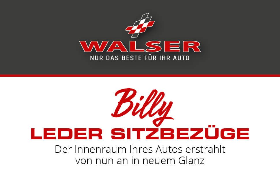 Walser Autoschonbezug Billy aus echtem Leder, hochwertiger Lederbezug,  Auto-Sitzschoner, Sitzbezüge Echtleder in Universalgröße beige 19636 :  : Auto & Motorrad