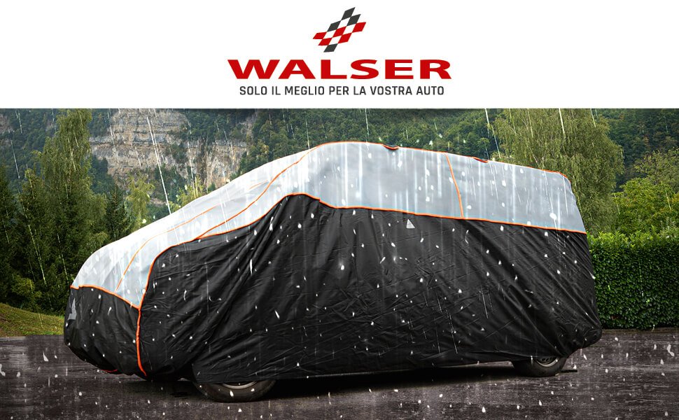 WALSER Telo Copriauto antigrandine Hybrid UV Protect SUV, Confronto  vincitore* telone prorettive auto impermeabile e traspirante, copertura per  auto