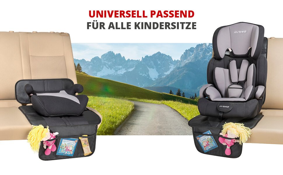 DHL Kids Kindersitz Rückenlehnenschutz Unterlage Autositzauflage Sitzschoner XL 
