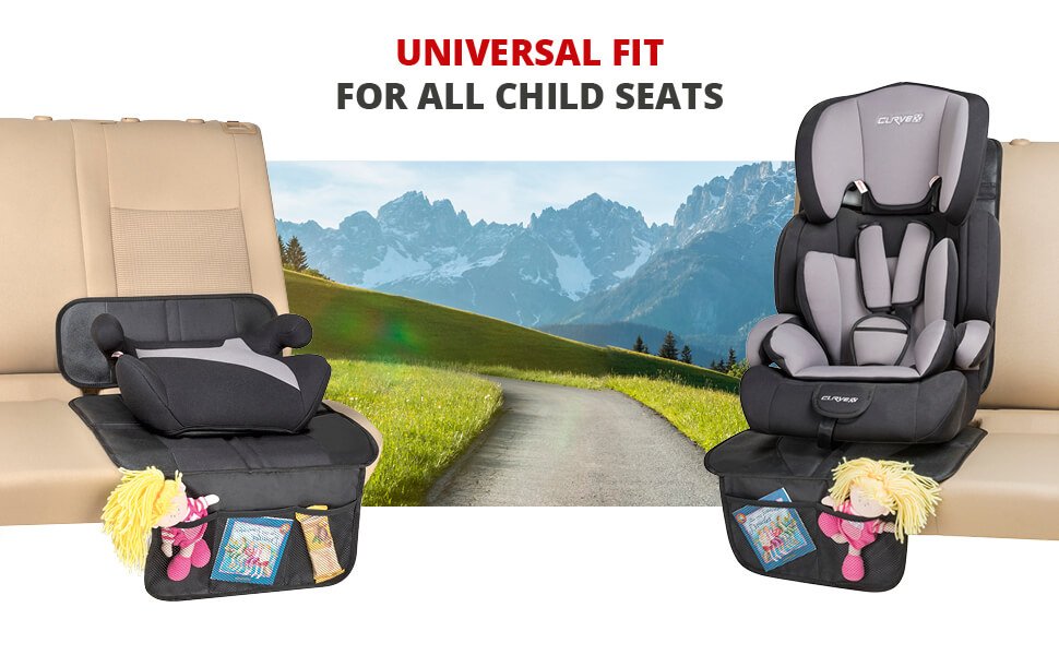 Child seat pad George Premium XL, protective pad child seat black, Child  seat accessories, Kids & Co