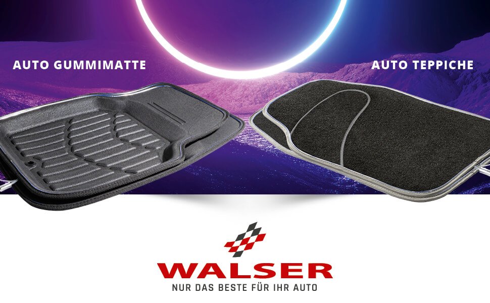 Walser LED-Autoteppich Ambiente, Fußmatten Fußraum 29053 • Preis »