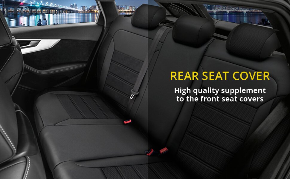 FRONT Seat Covers & REAR Full-back Cover Custom Fit Nissan Qashqai J12  Series (2022-Now), Heavy Duty Neoprene, Waterproof