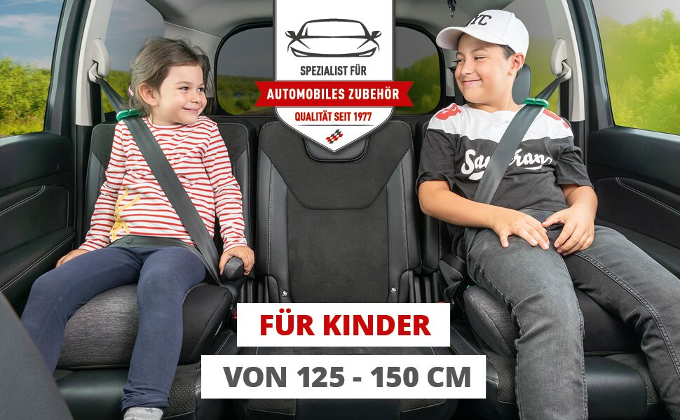 Kaufe ECE-Zertifizierung Auto-Sitzerhöhung, sicher, robust, für Kinder,  Kinder, Babys, erhöhtes Sitzpolster, passend für 6–12 Jahre alt, mehrfarbig