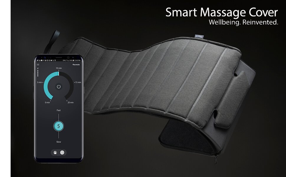 Faurecia Smart Massage Cover, Auto-Massage-Sitzauflage mit App