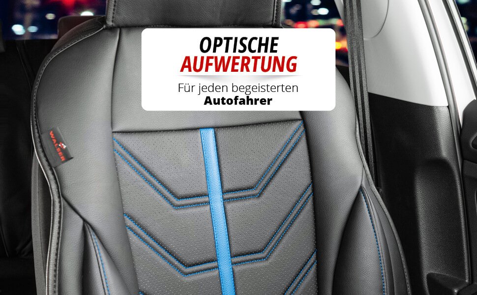 Walser Car Comfort Auto-Sitzauflage S-Race, Auszeichnung Sehr Gut*  Autositzauflage, Sitzkissen-PKW, Universal Sitzschoner-Auto,  Sitzauflage-Auto
