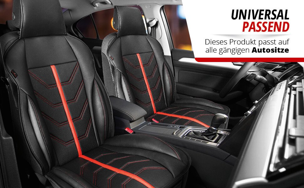 trendige Universal Auto Sitzauflage Space schwarz silber mit