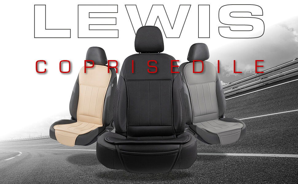 Coprisedili per auto Lewis grigio