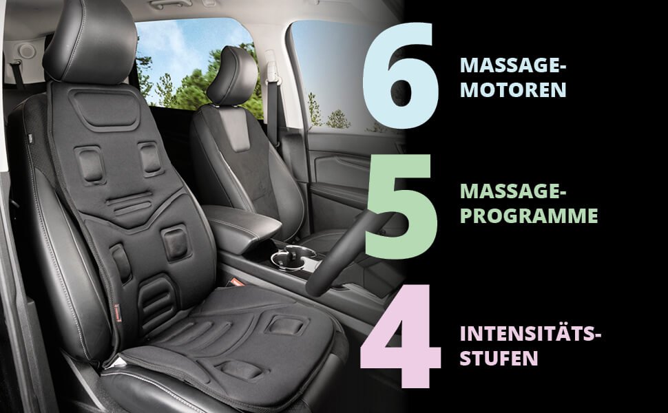 Auto Sitzauflage mit Massage Wärme Kissen Autositz Auflage in Brandenburg -  Birkenwerder