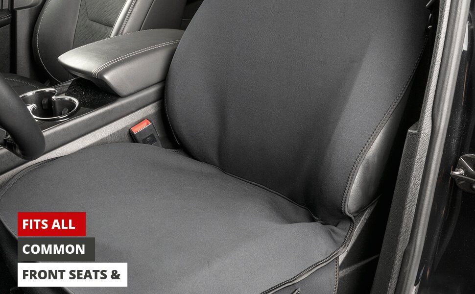 Car Seat Cover Neoprene For Front Black Cushions Covers Walser - How To Washing Neoprene Car Seat Covers In Machine