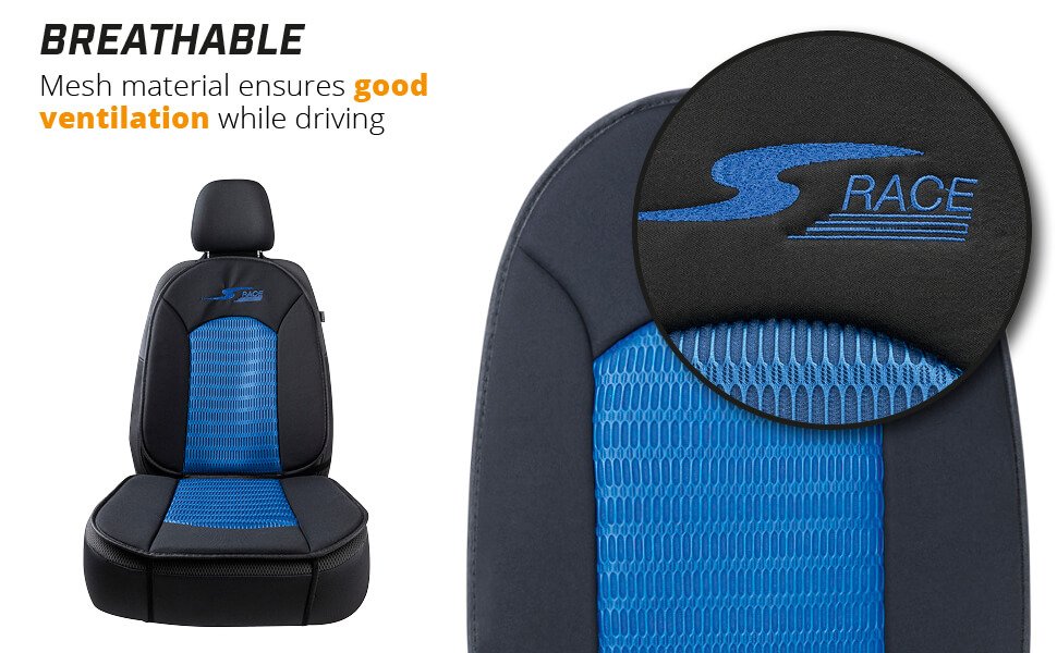 Walser Kimi Car Seat Cover, Universal Seat Cover and Protective Pad, Seat  Protector for Cars and Lorries, Racing Look : : Automotive