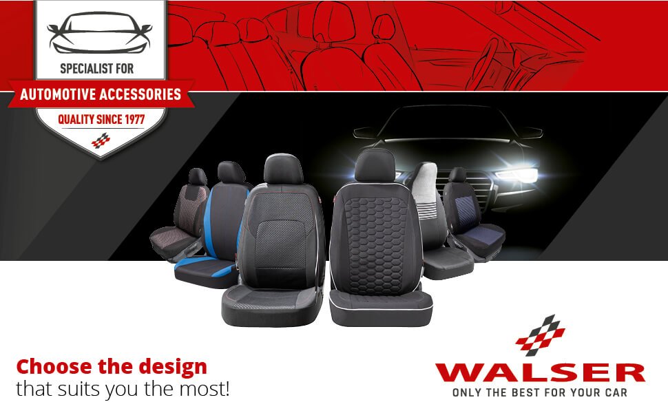 Cloth Walser Seat with | seat Online covers Seat black/blue ZIPP Car Seat covers covers Dundee | covers Cushions Car Shop | & IT complete zip-system | set