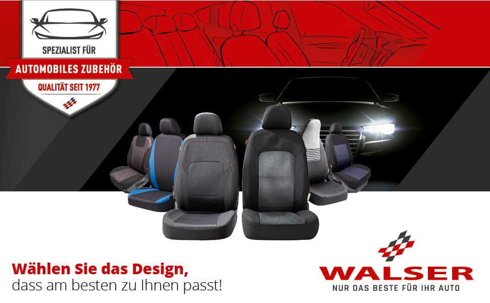 WALSER Autositzbezug Elphin, 2-tlg.