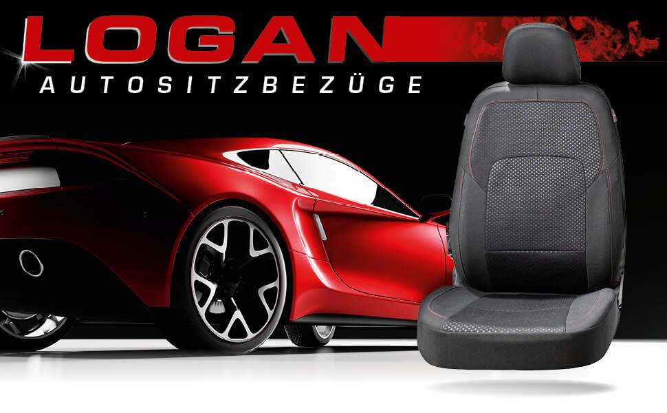 Autositzbezug ZIPP-IT Premium Logan, PKW-Schonbezüge für 2