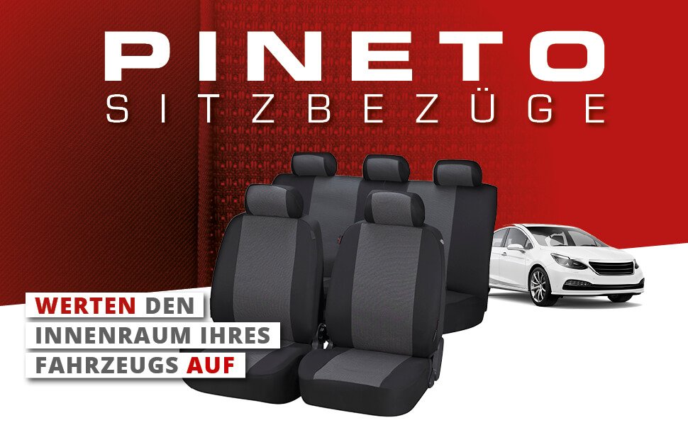 VW Touran ab 2015 Maß Sitzbezüge Komplettset 7-Sitzer: Kunstleder/anthrazit