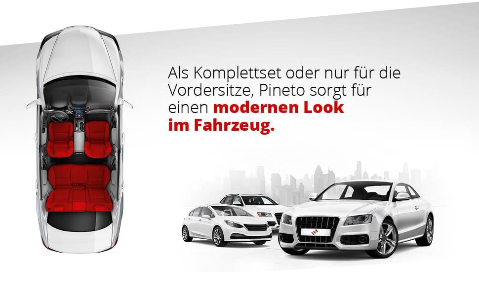 passend für alle Audi Modelle 5 Kopfstützenbezüge
