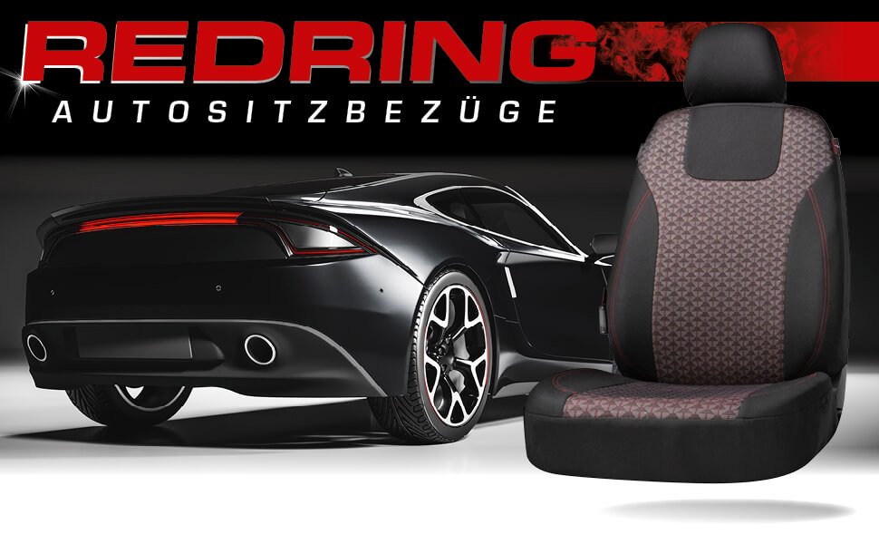 Autositzbezug ZIPP-IT Premium Redring, PKW-Schonbezüge für 2