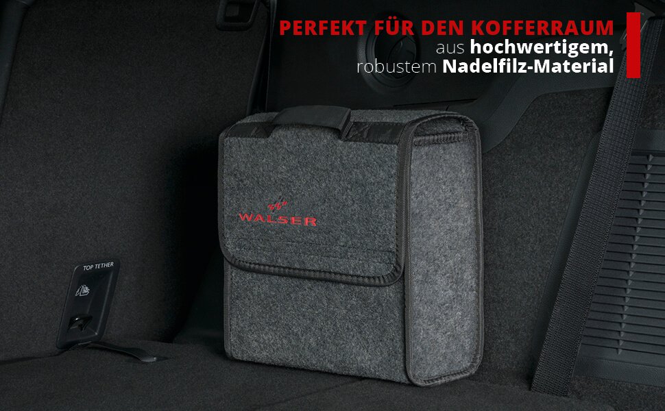 Kofferraumtasche Toolbag Größe L, Auto-Aufbewahrungstasche grau