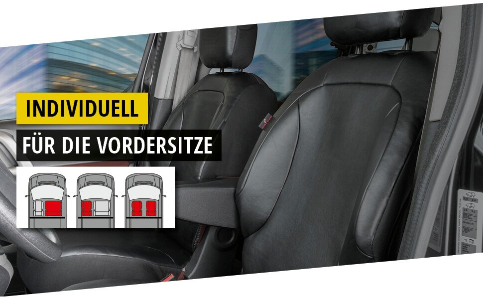 Bus Opel Movano Kunstleder Universal  Schonbezug Sitzbezug Sitzbezüge 1+2 