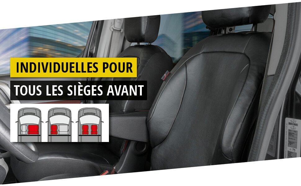 Housses de sièges pour Renault Trafic, Opel Vivaro, Nissan Primastar