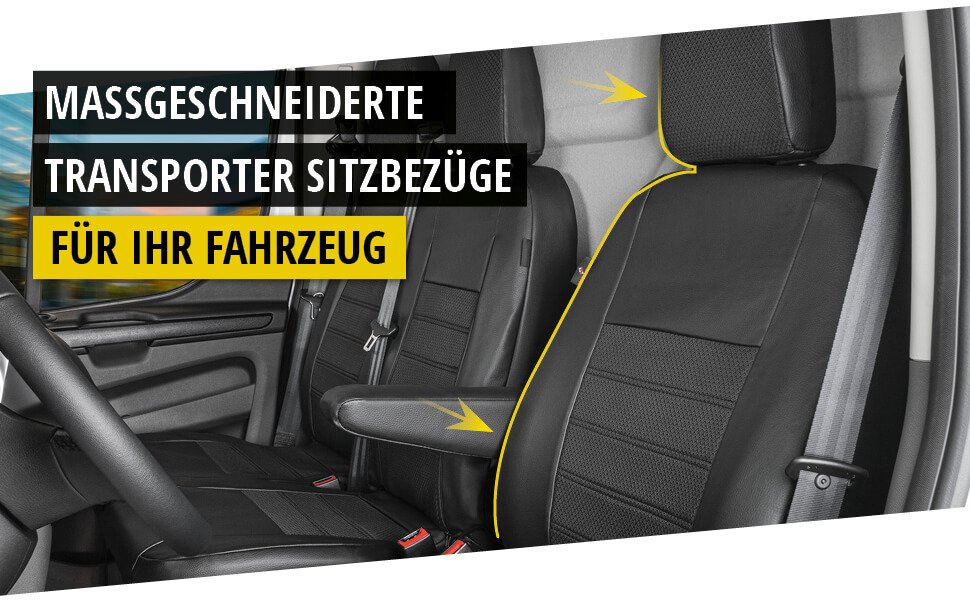 Passform Premium Sitzbezug für VW T6 2015-Heute, 2 Einzelsitzbezüge vorne, Passform Premium Sitzbezug für VW T6 2015-Heute, 2 Einzelsitzbezüge vorne, Sitzbezüge für VW T6, Sitzbezüge für VW Transporter