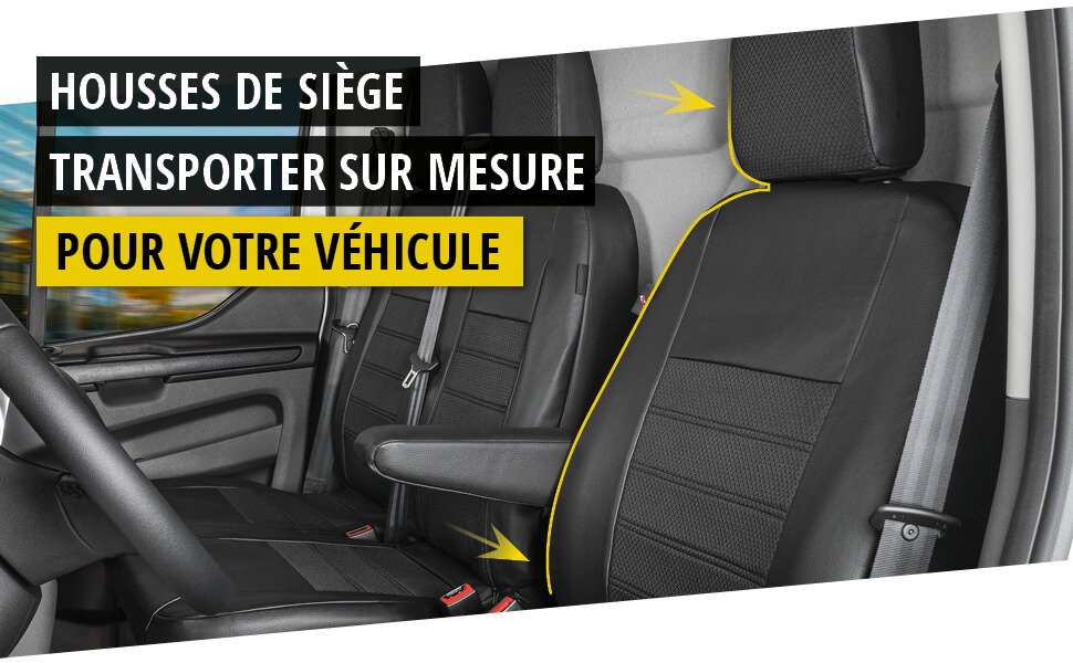 Housses de siège sur mesure pour Peugeot Partner II Van (2008-2019