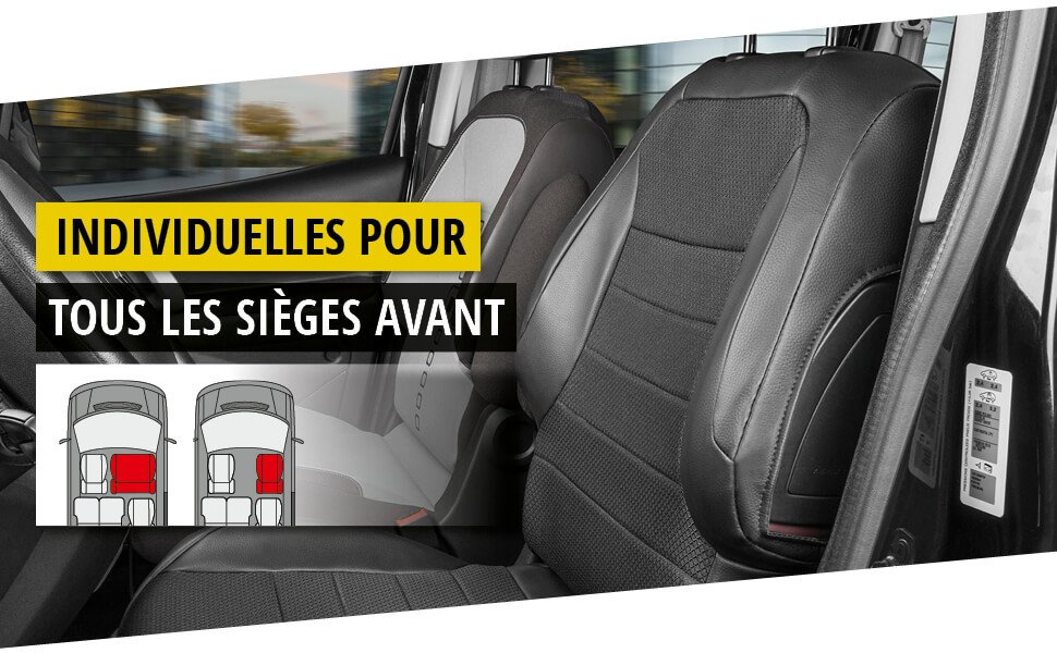 Housses de siège sur mesure pour Peugeot Partner II Tepee Van (2008-2019) -  housse siege voiture - couverture siege - Auto-Dekor - Elegance - P-4 P-4