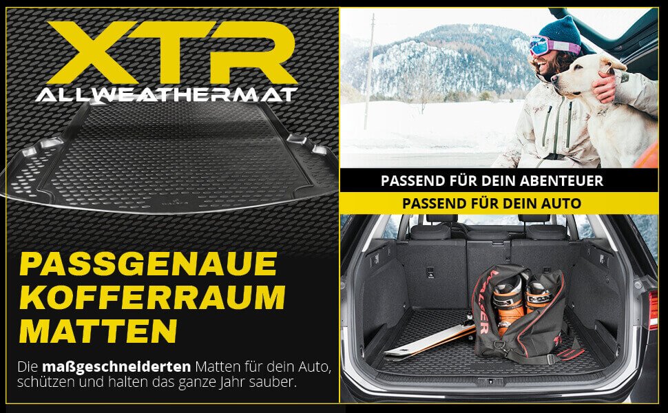 Auto Leder Kofferraummatten Für Audi A4 B9 Avant/Kombi 2015-2022